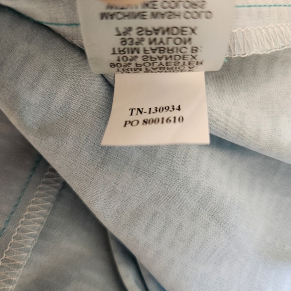 Title Nine Womens |2| Nimblene Trouble Turquoise Geometric Print - Picture 9 of 9